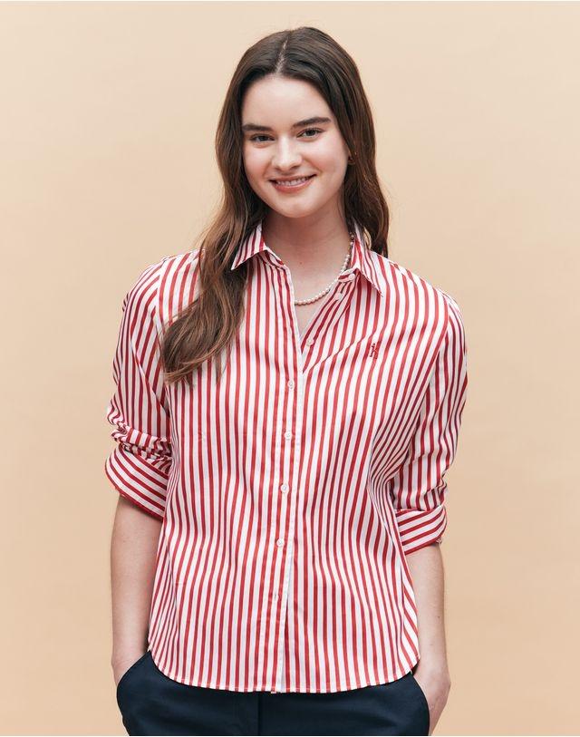 [25SS] 런던 스트라이프 셔츠 레드 HSSH5BC20R2