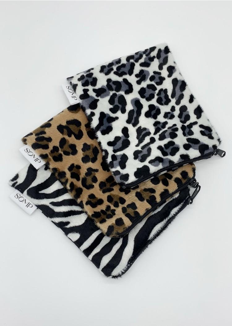[솜프] FUR Zipper pouch 3종