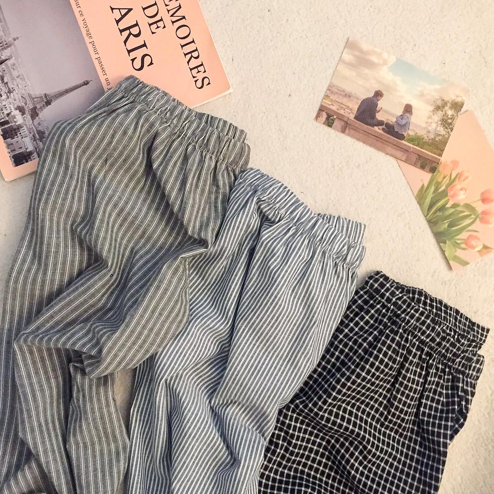 국산 커플 잠옷 바지 순면 파자마 백화점 홈웨어