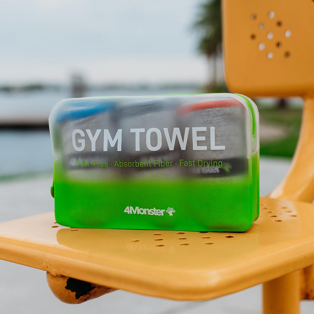 짐타월 스포츠 운동 레저 다용도 케이스포함 3IN1 습식타올 세트