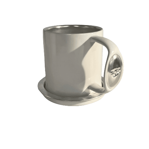 quartz pandent cup (inside silver)