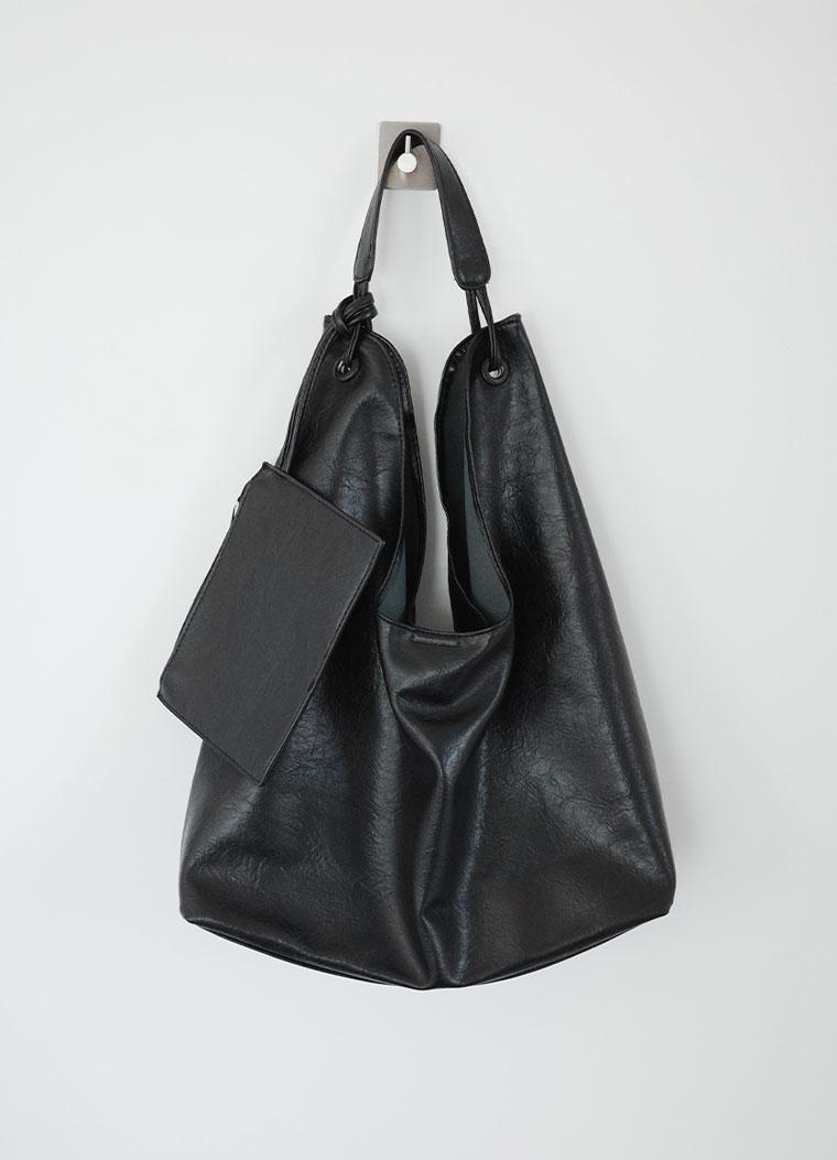 minimal knot shopper bag