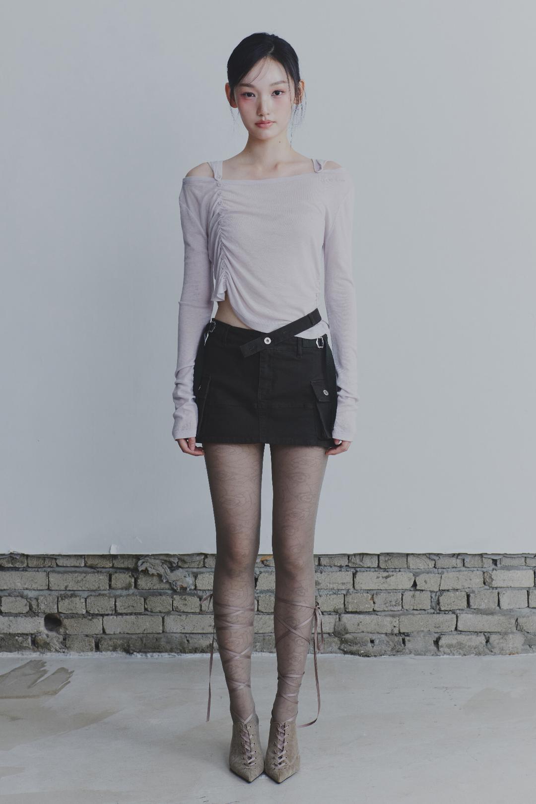 SHADOW HOODIE TOP lavender