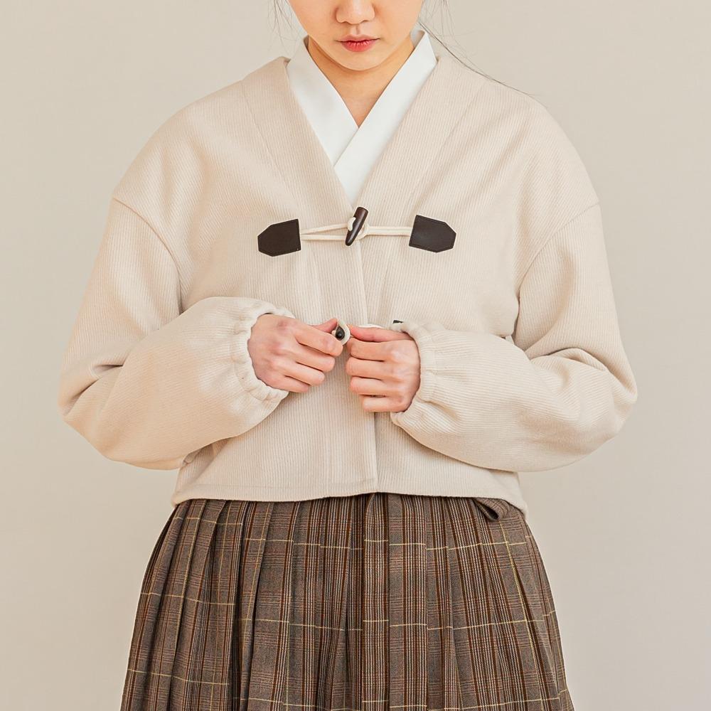 생활한복 떡볶이 단추 마고자 가디건