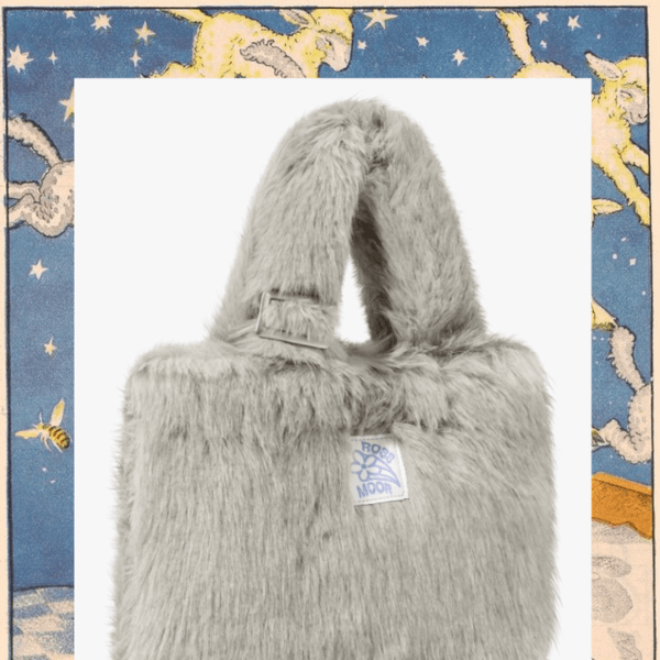 Ugly mini fur bag _ grey