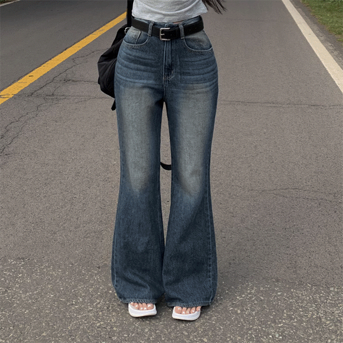 히니크 [자체제작/3천장돌파][숏/롱] 서퍼 세미 부츠컷 롱 팬츠 -2 color