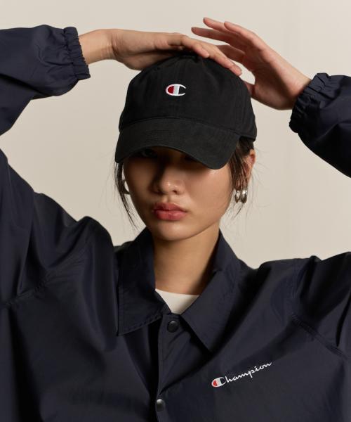 가먼트워시 릴렉스드 C로고 캡 Black