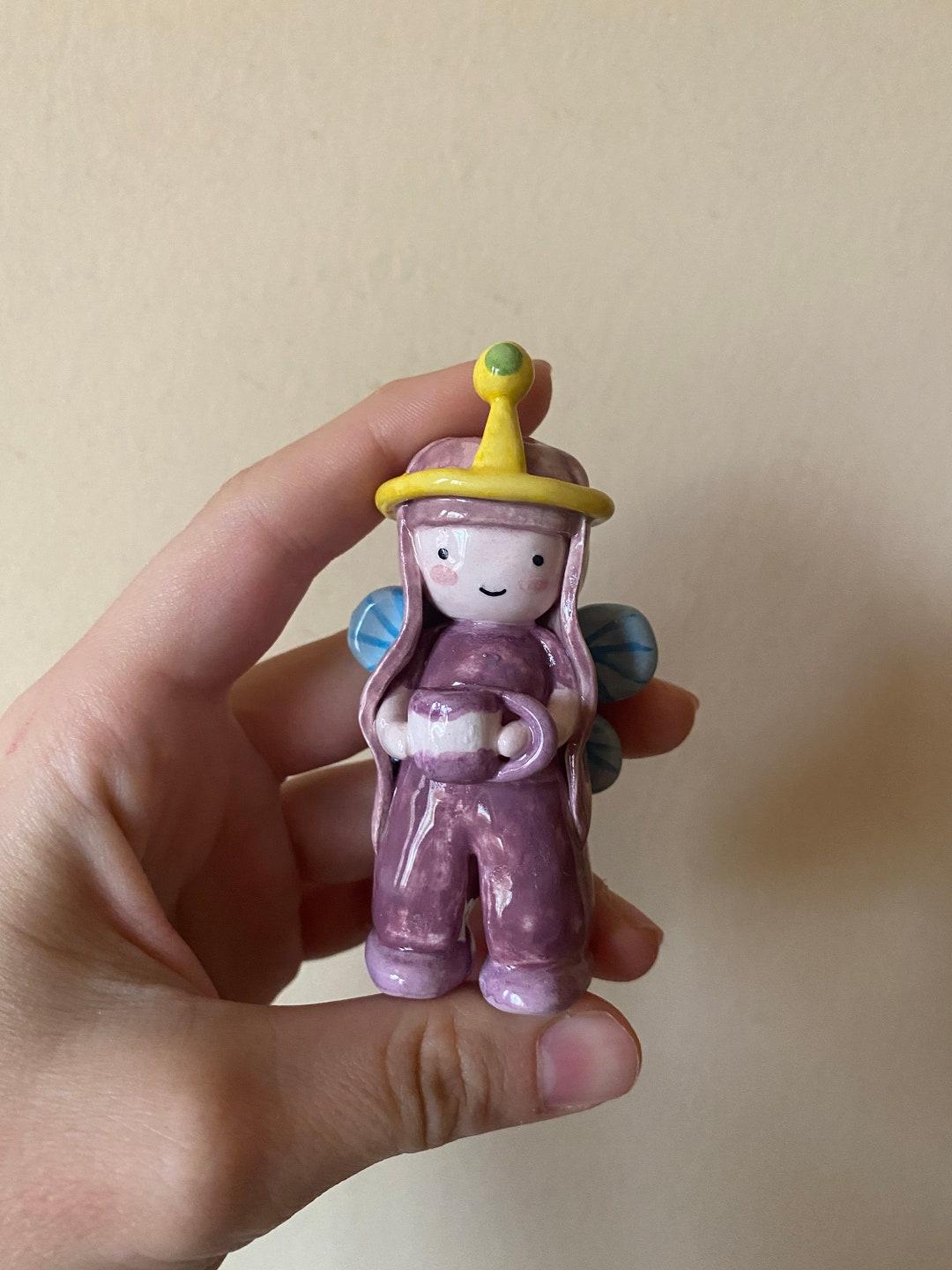 Adventure time Princess Bubblegum ceramic sculpture bubblegum pottery Adventure Time Figurine Bubbline Marceline Princess