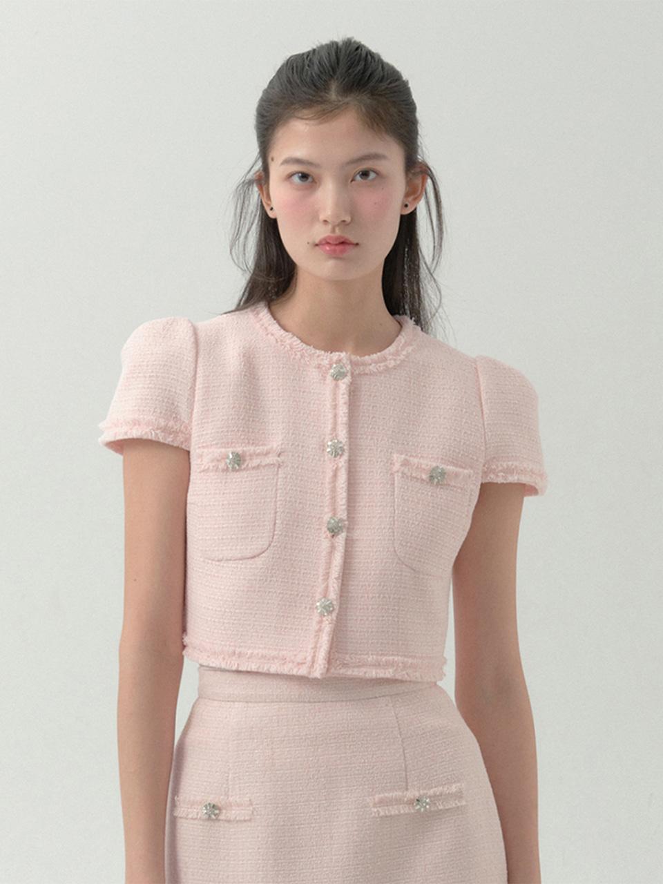 BiBi Tweed Half Jacket(2Color)[4/10 예약배송]