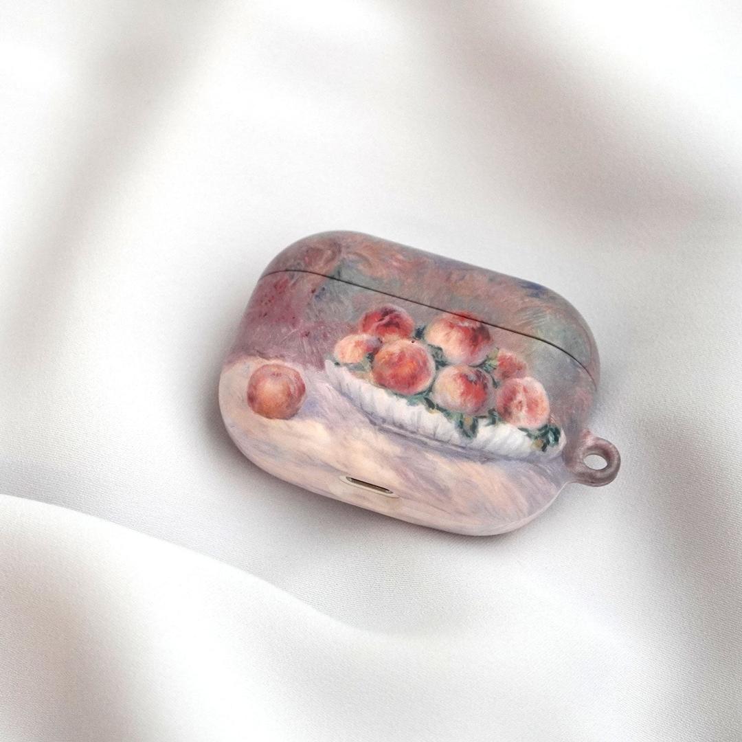＜재입고＞【AirPods Pro】르누아르 「복숭아」/ Renoir 「Peaches」