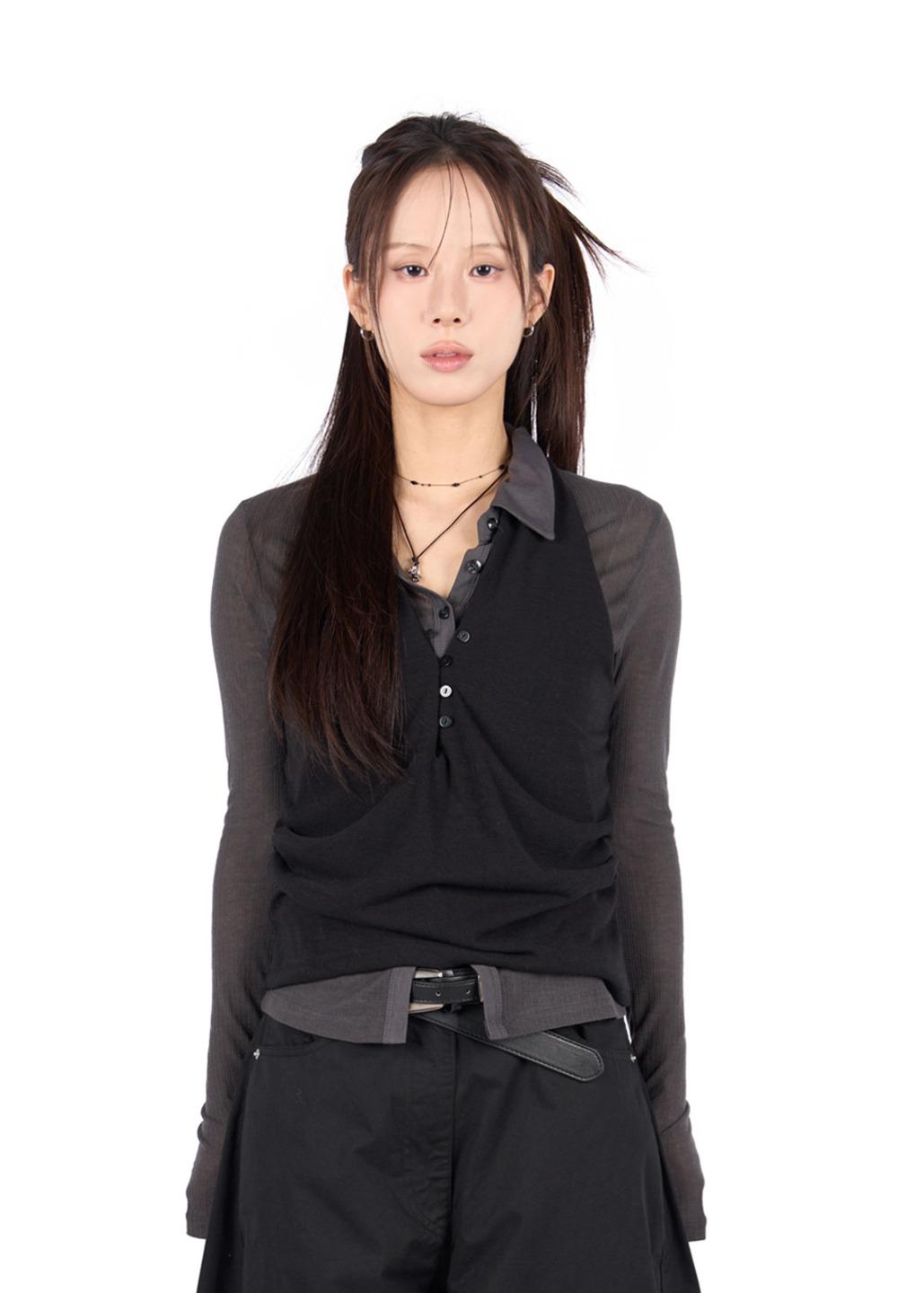 BUTTON HALTER BUSTIER