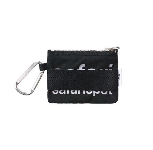 BASIC SAFARI KEYRING CARD WALLET (BLACK)
