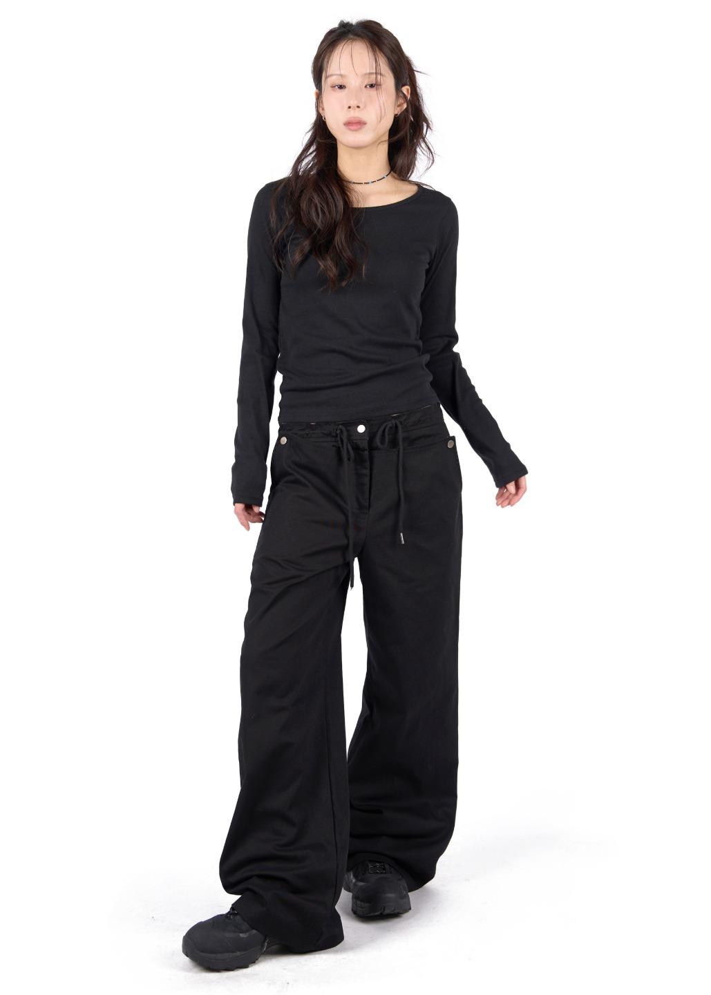 릿킴 SOLID SNAP PANTS