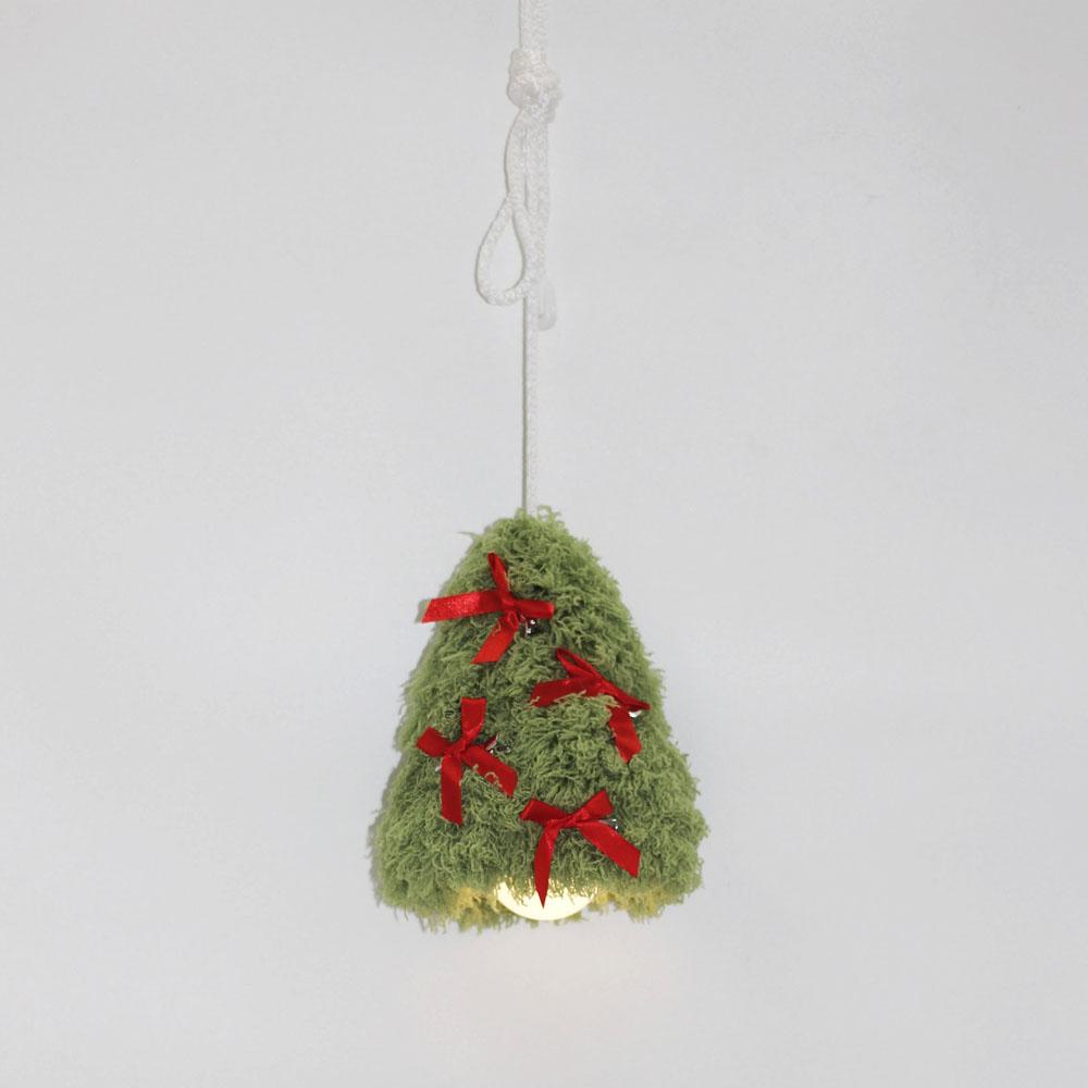 Gift box) 트리 퍼 램프 tree fur lamp - GREEN