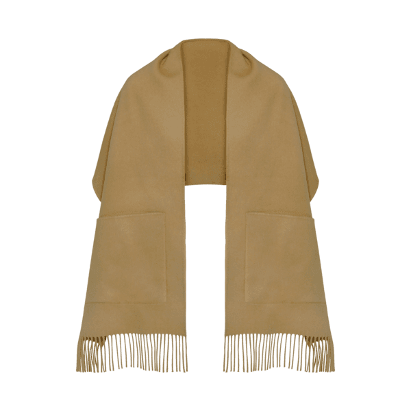 EDITH POCKET SHAWL(REAL CAMEL)
