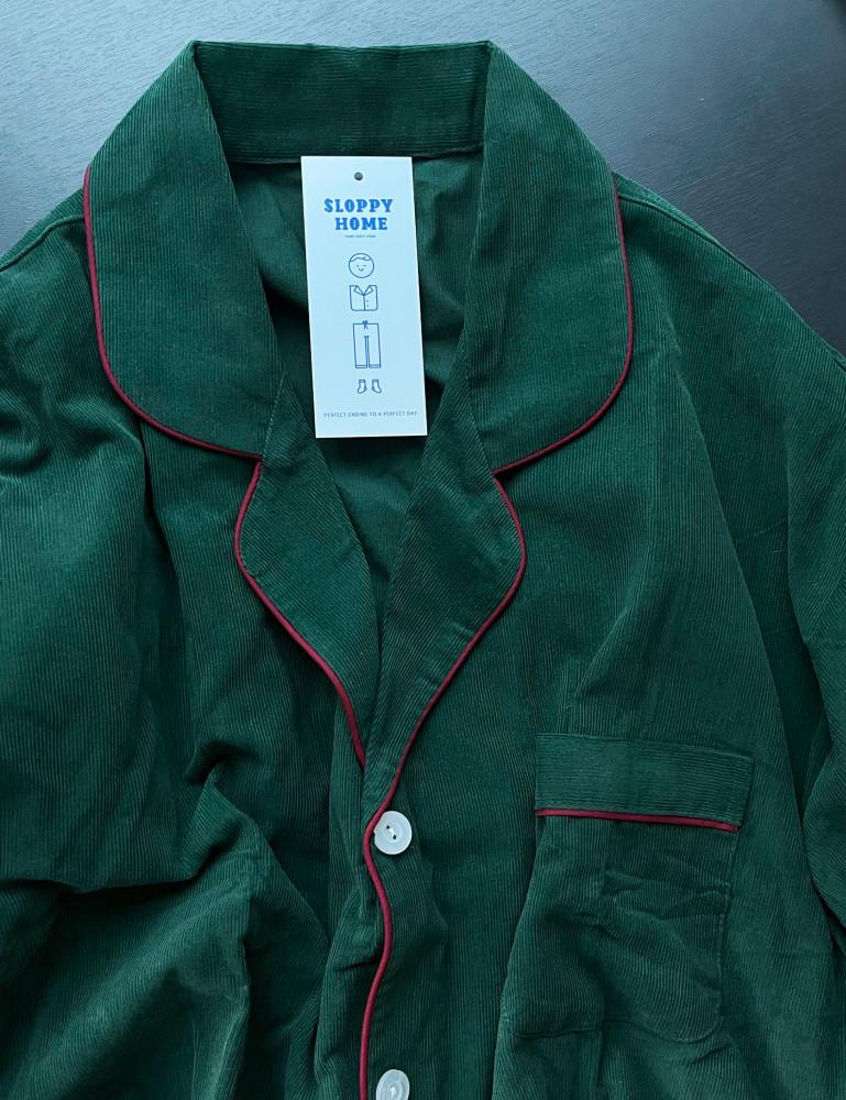 그린코듀 파자마 green cordu pajamas / 코듀로이 / 오버핏 / 국산제조