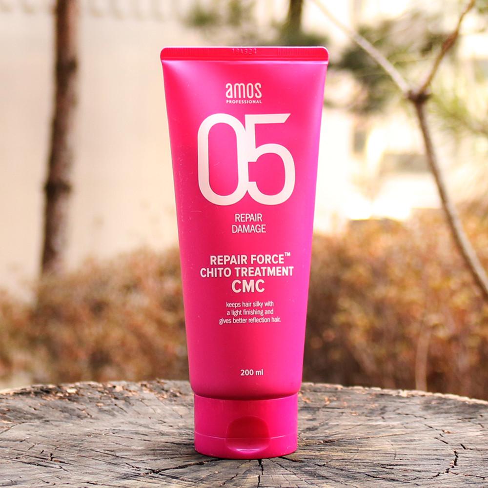 아모스 리페어포스 키토트리트먼트 씨엠씨 cmc 200ml / 헤어팩 트리트먼트 린스