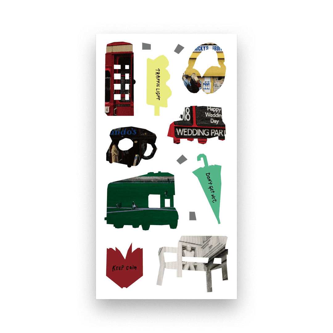 Shadow doodle sticker #London