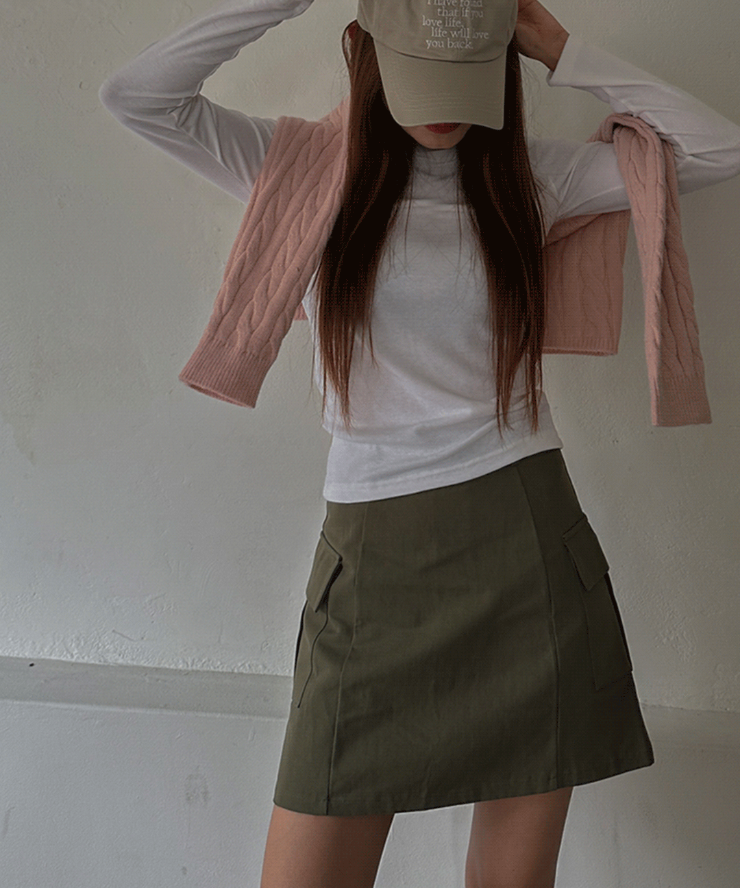 [기획특가] 발리 포켓 카고 미니 스커트 - 3 size