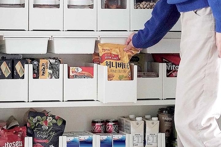 [15%쿠폰][오늘의딜] (1+1)무료배송 팬트리 리빙박스 정리함 3size