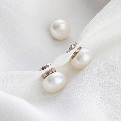 젤루나 여성용 진주 자석 귀찌 6mm P-59 - 귀걸이 | 쿠팡