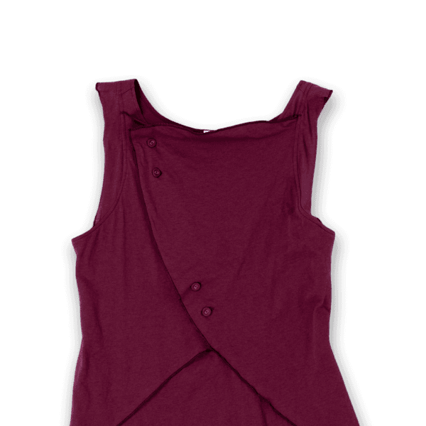 PETAL TOP[BURGUNDY]