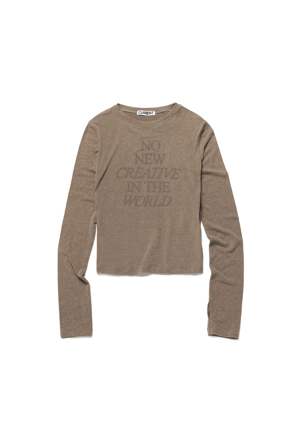 NEW CREATIVE LONG SLEEVE TEE [SAND BEIGE]