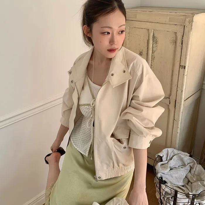 [리오더] COTTON BOMBER JACKET (CREAM)