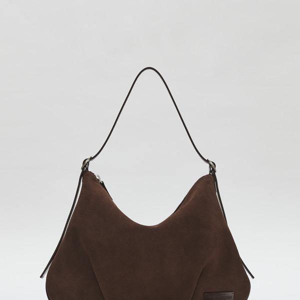Ode bag large (Suede mocha brown)