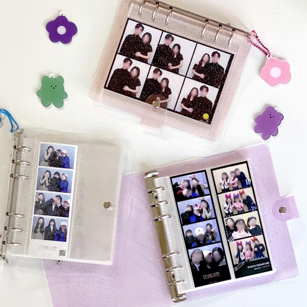 6공 바인더 포토인생 네컷앨범 하루필름 4컷 사진 보관 포토북