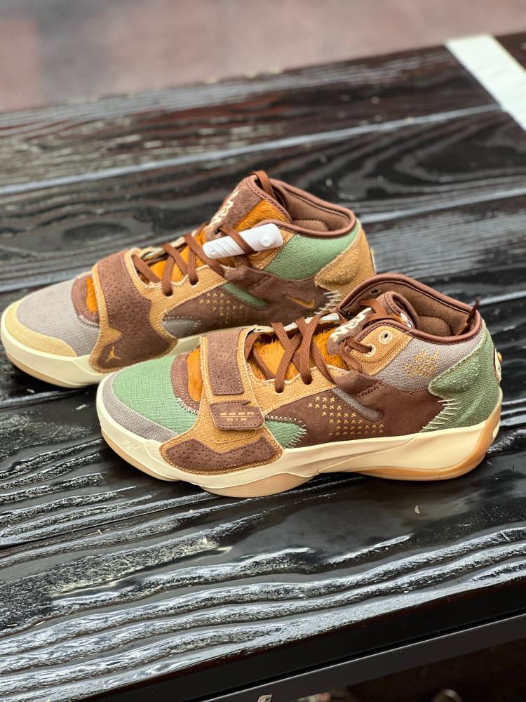 나이키 조던 자이언 2 Voodoo 플랙스 브라운 남성용 운동화 DV3462-212