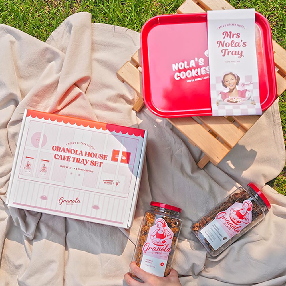 그래놀라하우스 카페트레이 세트 [원산지:상세설명에 표시]