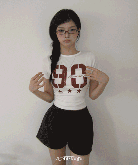[데일리/힙] 90 별 슬림핏 반팔티