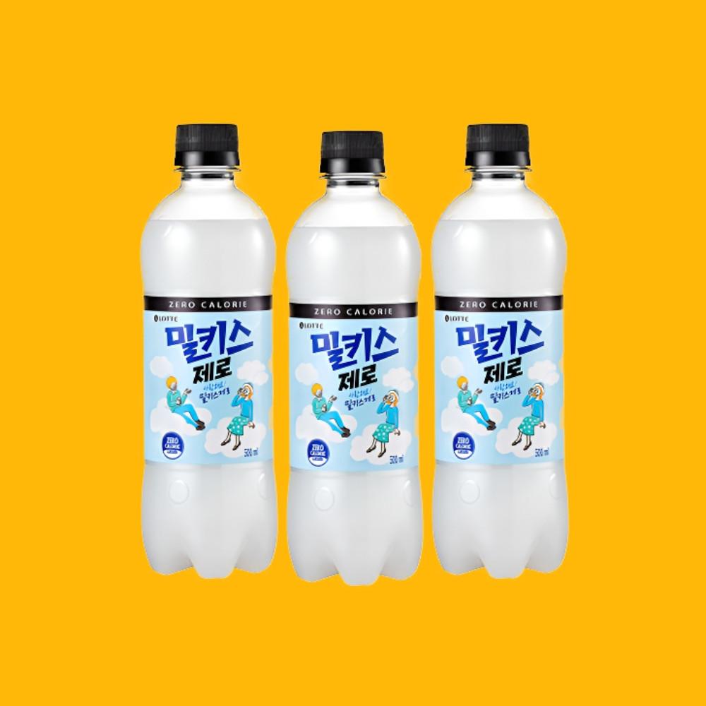밀키스제로 500ml 24개 제로음료 [원산지:국산(경기도 안성시)]