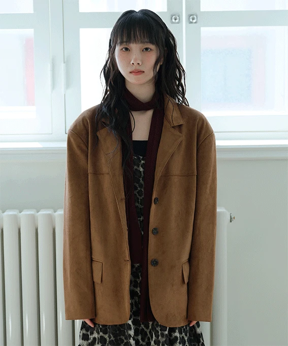 *추천* 헤라 스웨이드 오버 자켓 2color