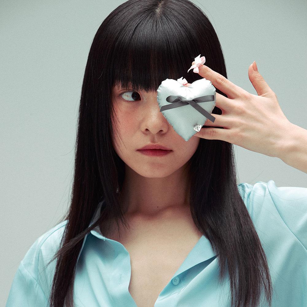 Ribbon Cushion Heart Tok_HC2335GT002M