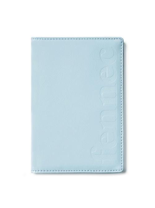 CRINKLE PASSPORT CASE - CANDY BLUE