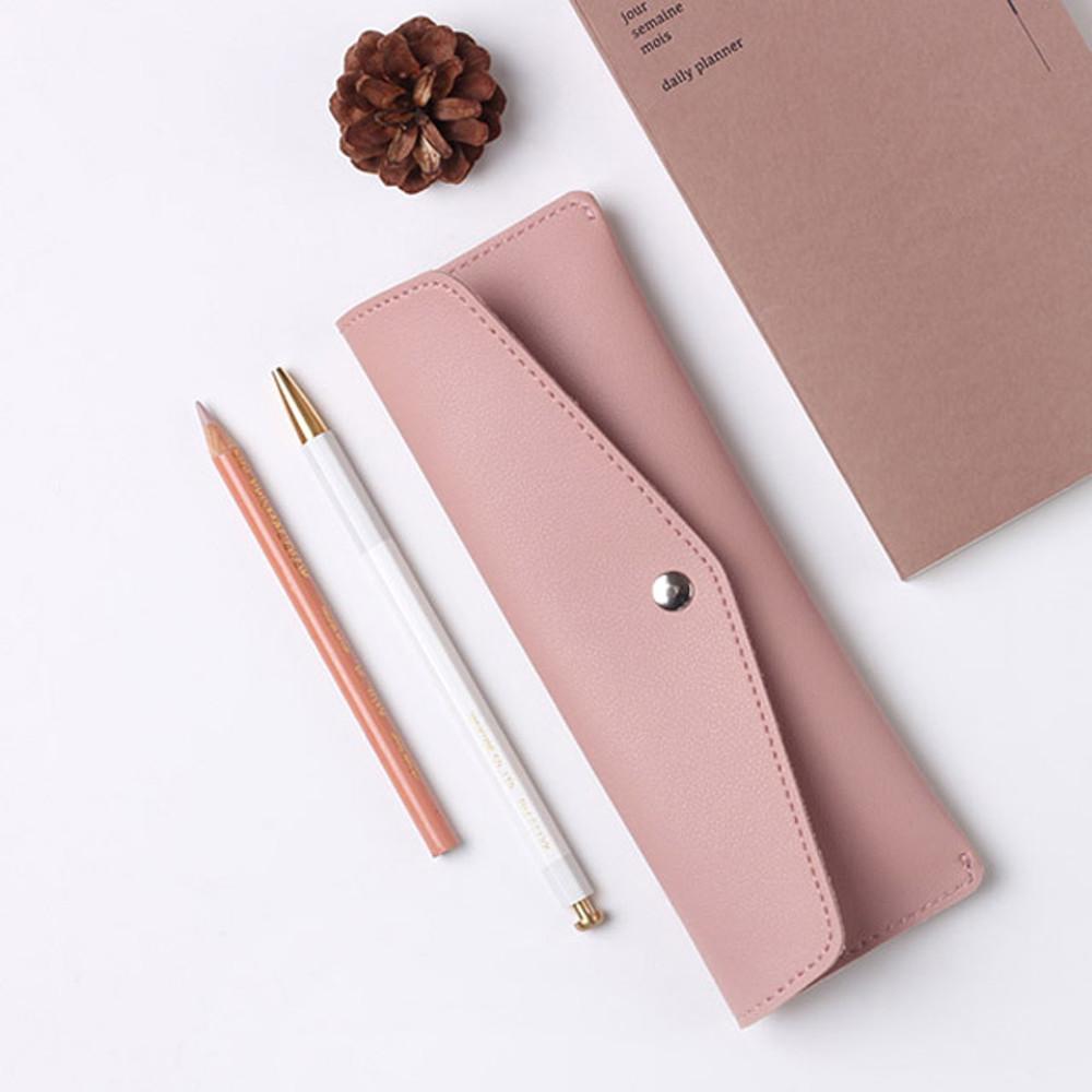 펜슬 케이스 펜 파우치 샤프 볼펜 색 연필 필통 대학생 친구 선물 메르시