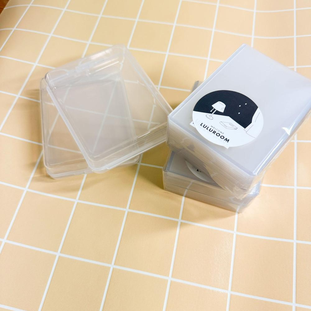 루루룸 투명 포토카드탑로더 포카슬리브 포카탑로더