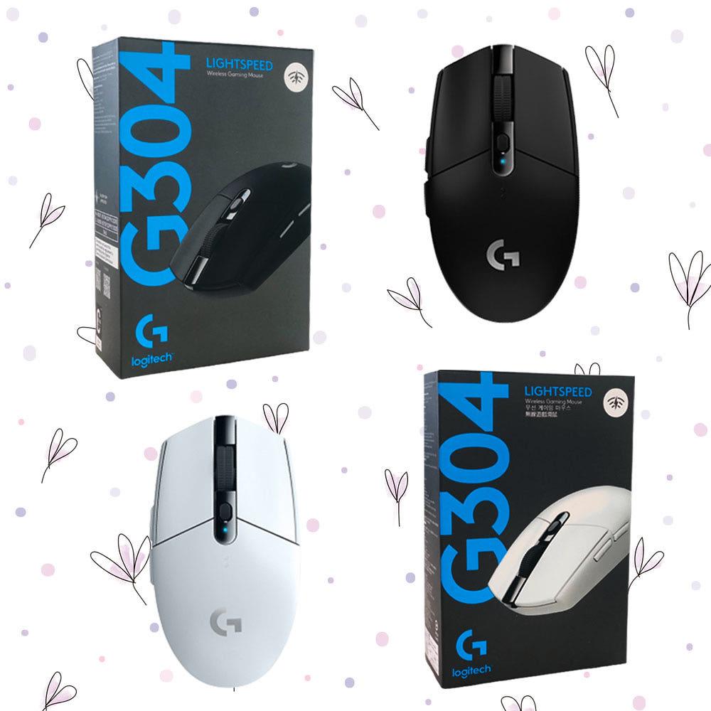 로지텍무선마우스 G304 LIGHTSPEED 무선게이밍마우스 롤 배그 블랙 화이트 병행