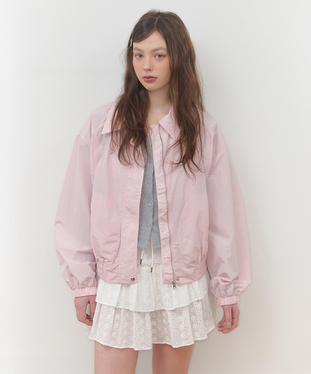 미쏘 [누적1만장] 나일론 스탠카라 점퍼_MIWJJG41PG