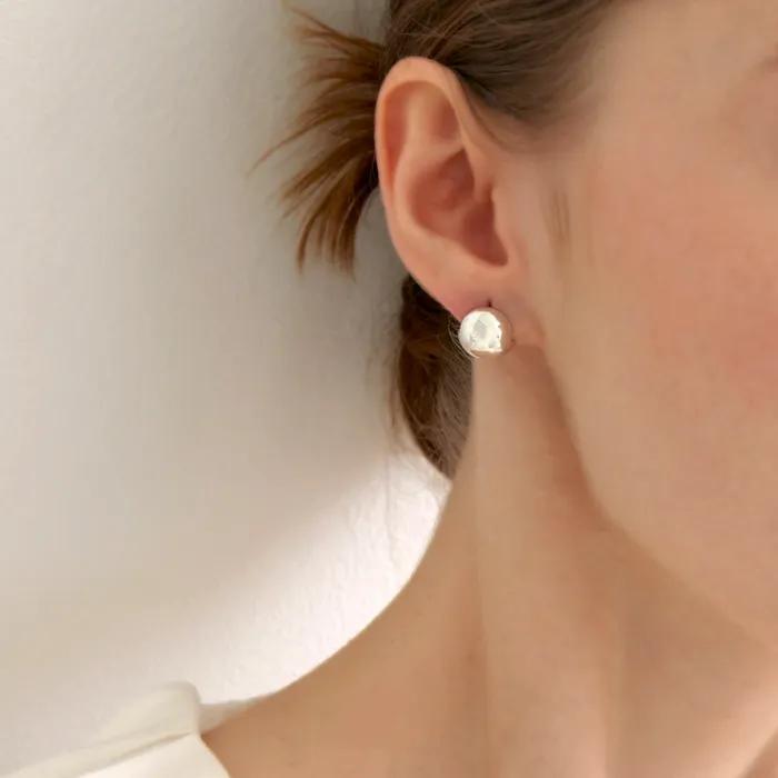 12mm ball touch earring