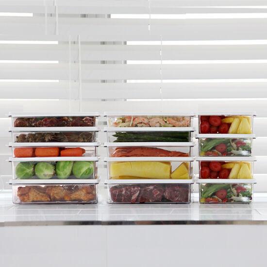 시스템 소분용기 확장형 C세트 / 밀폐용기 / 납작이 / 전자렌지용기 / 냉동보관용기