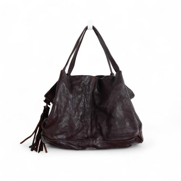 [NIKO AND...] 소프트 브라운 레더 토트백