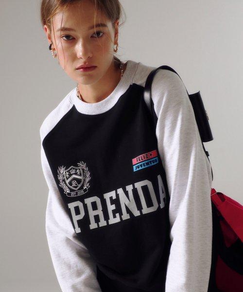 JUVENTUD COMBINATION RAGLAN SWEATSHIRT BLACK