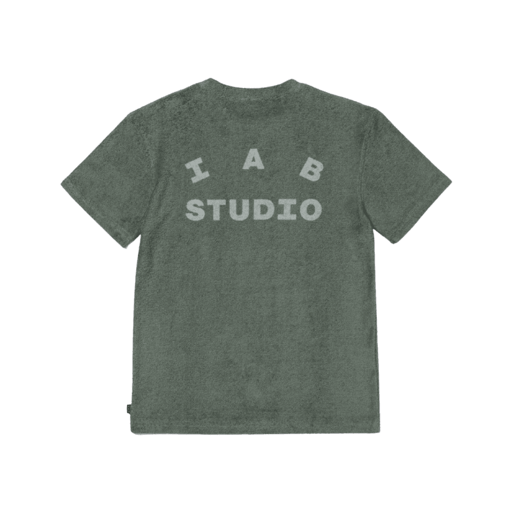 아이앱 스튜디오 타월 티셔츠 딥 그린