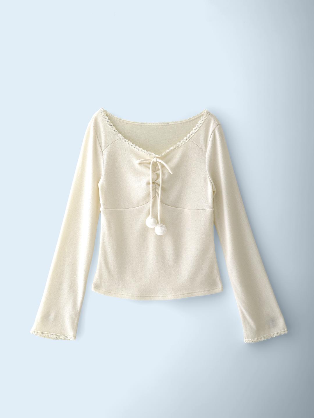 Stilla Lace L/S Ivory