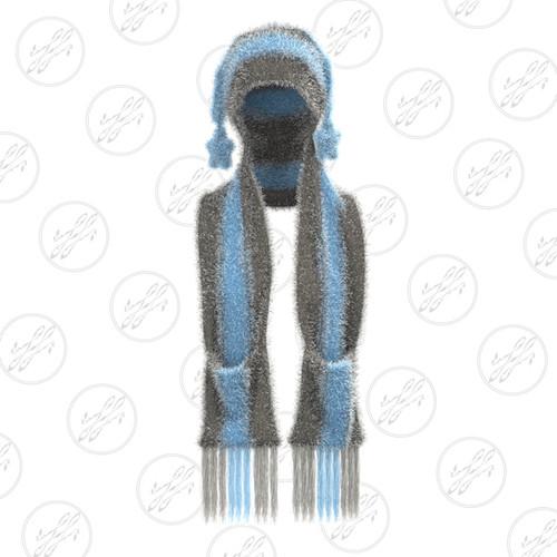 thousand way blue/gray - BeanIcArff