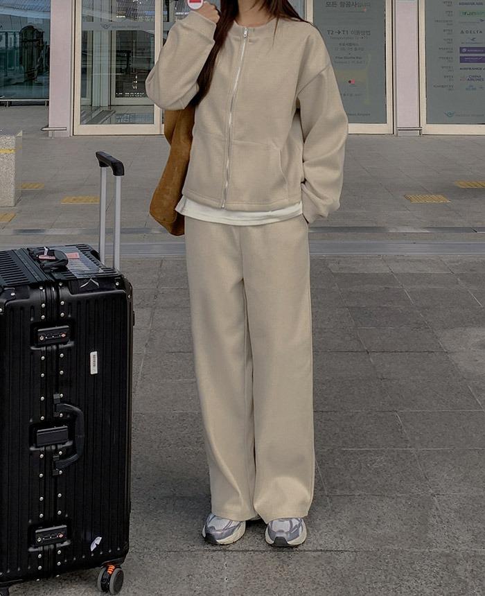 [26-38][셋업룩][롱][밴딩][겉기모]니드투노우 팬츠