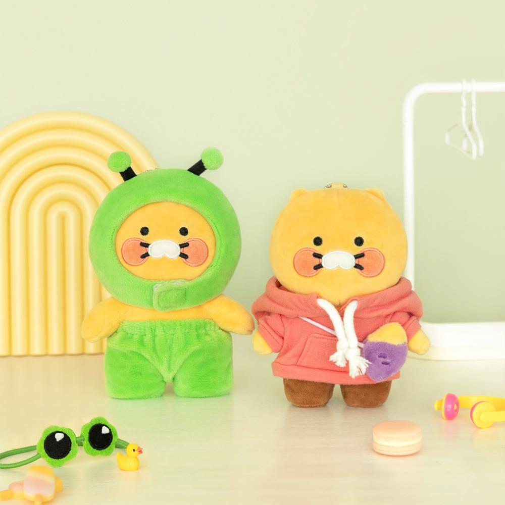 [선물하기 선런칭 / 단독] 춘식이 드레스업 인형 키링 & 옷입히기 세트 2종